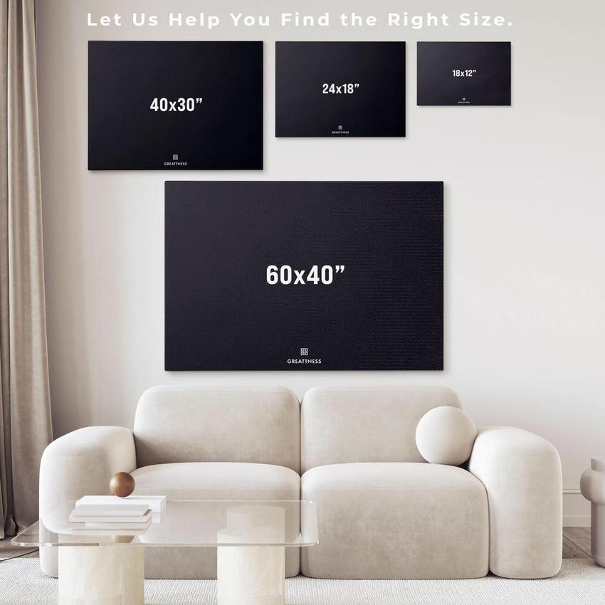ONLY ONE PLAY - Motivational, Inspirational & Modern Canvas Wall Art - Greattness