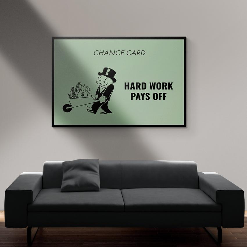 THE CHANCE CARD BUNDLE - Motivational, Inspirational & Modern Canvas Wall Art - Greattness