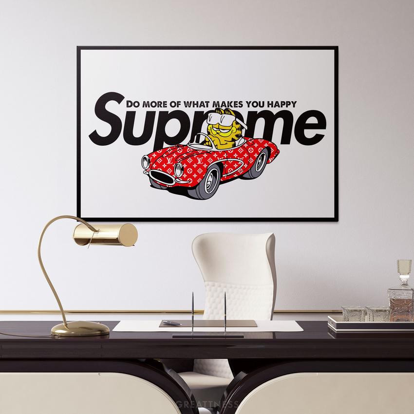 Supreme canvas art on sale
