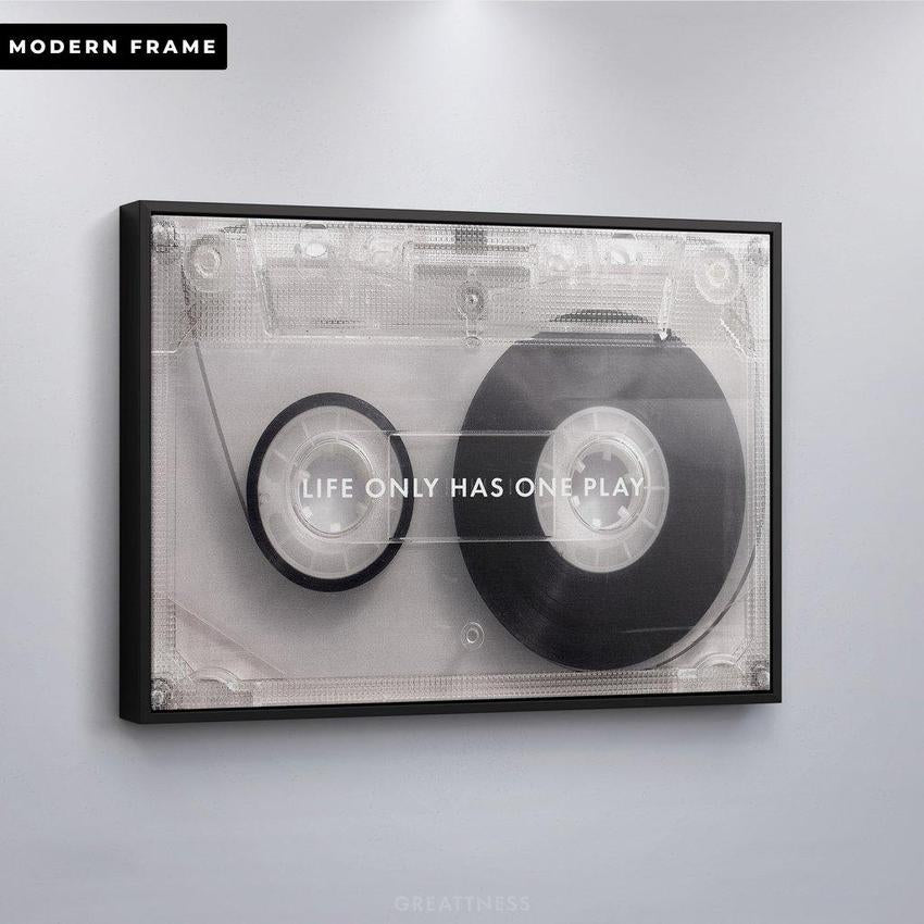 ONLY ONE PLAY - Motivational, Inspirational & Modern Canvas Wall Art - Greattness