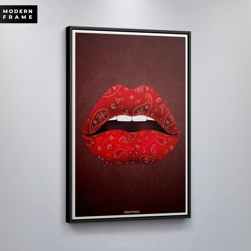 LUXE LIPS BUNDLE - Motivational, Inspirational & Modern Canvas Wall Art - Greattness