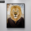 Discover Lion Suit Canvas Art, The King Bundle Prints | Motivational Canvas Set of 2 Art Pieces, THE KING BUNDLE by Original Greattness™ Canvas Wall Art Print