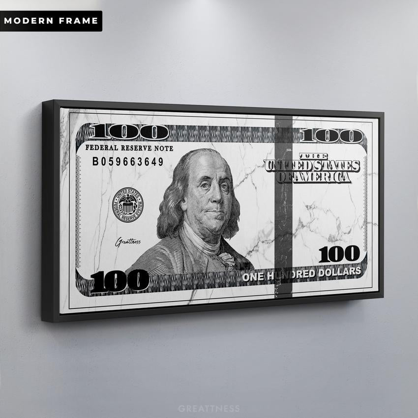 THE MARBLE DOLLAR BUNDLE - Motivational, Inspirational & Modern Canvas Wall Art - Greattness