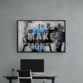 Discover Stock Money Wall Art, Bulls Make Money Canvas Art, BULLS MAKE MONEY by Original Greattness™ Canvas Wall Art Print