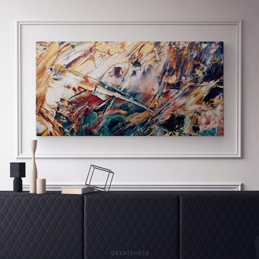 OIL PREMIERE - Motivational, Inspirational & Modern Canvas Wall Art - Greattness
