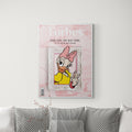 Discover Forbes Pink Wall Art, Forbes Daisy Duck Luxury Money Canvas Art, FORBES PINK PRIME by Original Greattness™ Canvas Wall Art Print