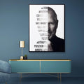 Discover Steve Jobs Canvas Art, Steve Jobs Portrait Black & White Wall Art, STEVE JOBS BLACK & WHITE by Original Greattness™ Canvas Wall Art Print