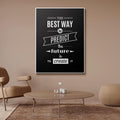Discover Motivational Workspace Canvas Art, Motivational Quote Canvas Art for Home & Office, CREATE THE FUTURE by Original Greattness™ Canvas Wall Art Print