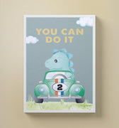 Discover Kids Canvas Wall Art, You Can Do It | Kids Bedroom Canvas Art, YOU CAN DO IT by Original Greattness™ Canvas Wall Art Print