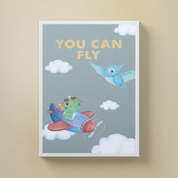 YOU CAN FLY - Motivational, Inspirational & Modern Canvas Wall Art - Greattness